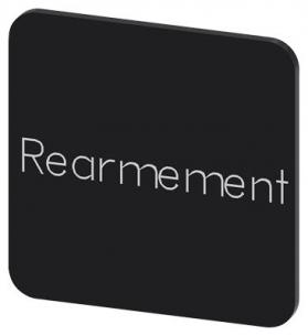 rearmement inskription font hvid label sort mm 22x22 str label hus p limning til rkningsplade m