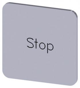 3su1900-0af81-0ds0 stop inskription font sort label lv s 22x22mm str label hus p limning til rkningsplade m