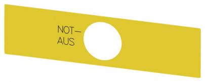 bende selvkl not-aus inskription gul hus et i trykknap paddetryk dstop n for plade labeling
