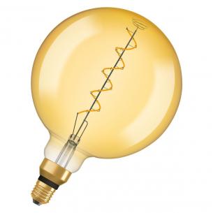 guld e27 28w 820 5w xl globe led 1906 vintage osram