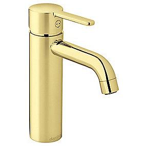 messing poleret - bundventil u medium ndvaskarmatur h silhouet damixa