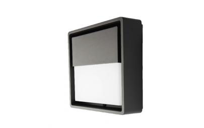 3000k led 6w grafit wall square frame
