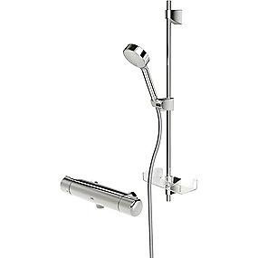 forkromet t brusers med bruserarmatur nova oras