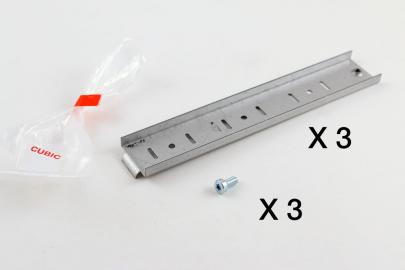 komplet 3m s225 4m 3med skinneholder ngelsesstykke forl