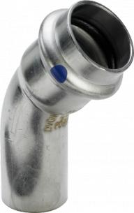 mm 54 nippel muffe 45 jning b lf inox sanpress viega