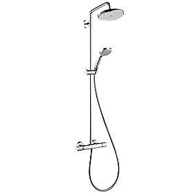 krom showerpipe ecosmart 220 croma hansgrohe