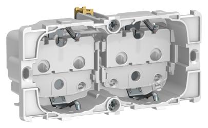 kning afd uden - modul 0 2 jord med stikkontakt schuko fuga lk
