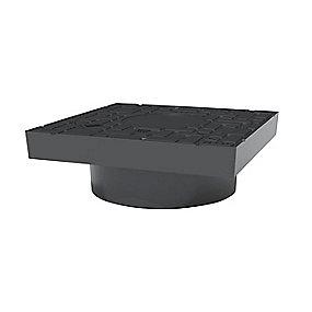 b125 belastningsklasse komposit af vandm�lerbr�nd 400mm til karm firkantet med d�ksel