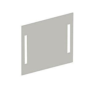 1200x650mm lys led med spejl arte laufen