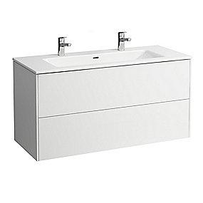 hvid mat hanehuller 2 med ndvask h slim s pro med mm 120 pakke bel m base laufen