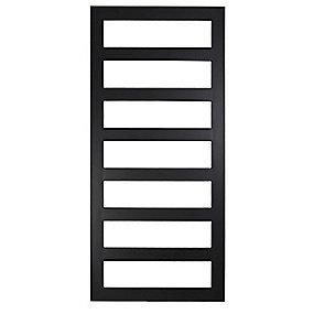 matsort rør firkantede flade med centralvarme til 1320x600mm håndklædevarmer sigma kriss