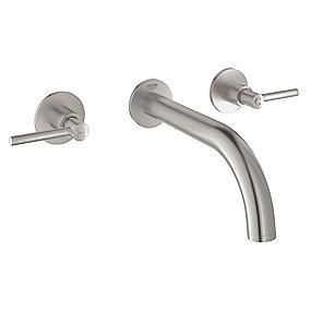 gmonteret v supersteel ndvaskarmatur h new atrio grohe
