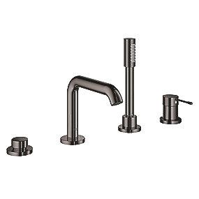 graphite hard brusekombination kar- 4-huls brusearmatur essence grohe