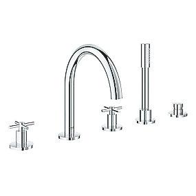 90 2 1 overdel brus kar- 5-huls brusearmatur new atrio grohe