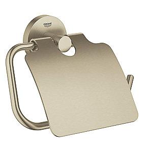 nikkel rstet b toiletrulleholder essenceentials grohe