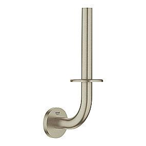 nikkel rstet b toiletrulleholder reserve essentials grohe