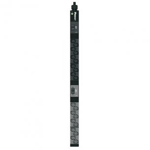 sort ledning 3m med 20xc13 32a 230v vertikal basic powerpanel