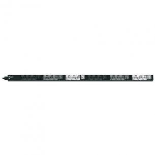 sort ledning 3m med 6xc19 36xc13 16a 415v vertikal basic powerpanel