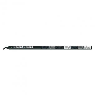 sort ledning 3m med 12xc19 12xc13 32a 415v vertikal mspo powerpanel