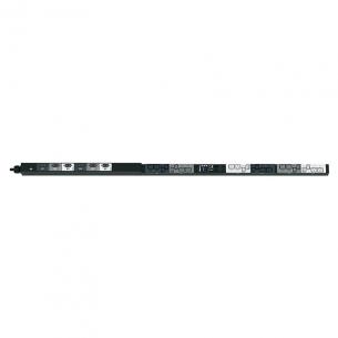 sort ledning 3m med 12xc19 12xc13 32a 415v vertikal mpo powerpanel