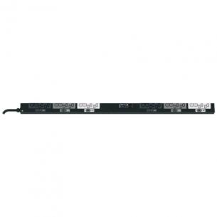 sort ledning 3m med 12xc19 24xc13 32a 415v vertikal mspo powerpanel