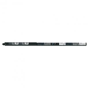sort ledning 3m med 12xc19 12xc13 32a 415v vertikal mi powerpanel
