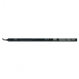 sort ledning 3m med 4xc19 20xc13 32a 230v vertikal mi powerpanel