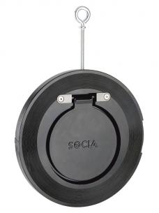 dn150 pn16 galvaniseret 635e kontraklapventil socla