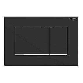 sort dobbeltskyl betjeningsplade sigma30 geberit