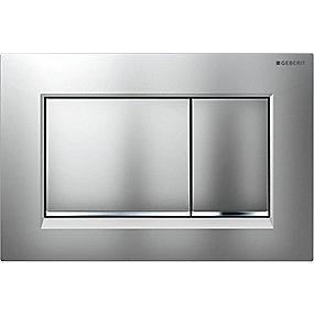 matforkromet dobbeltskyl sigma30 betjeningsplade geberit