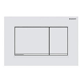hvid dobbeltskyl sigma30 betjeningsplade geberit