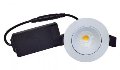 hvid mat 85mm 95 cri lumen 310 2700k 5w led profile low velia - nordtronic
