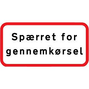 en12899-1 ds refleks t3 25x50cm ua-x gennemk�rsel for sp�rret - undertavle