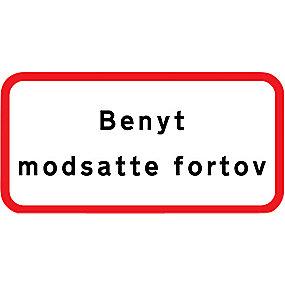 en12899-1 ds refleks t3 25x50cm ua-x fortov modsatte benyt - undertavle