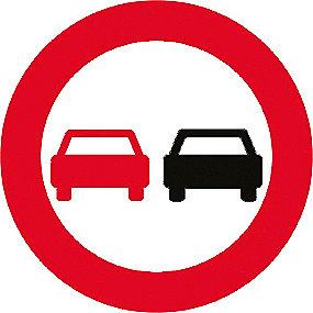 en12899-1 ds refleks t3 70cm c51 forbudt overhaling - forbudstavle