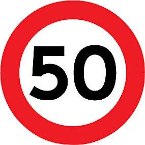 en12899-1 ds refleks t3 70cm c55 km 50 hastighedsbegr�nsning - forbudstavle