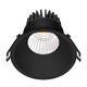 rund sort mat 3000k 9w 10 downlight velia