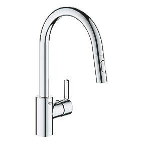 krom b udl jt h zero kstud udtr med dual brus kkenarmatur k feel grohe