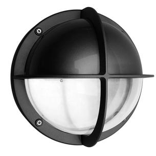 koksgr - ip44 rm halvsk m led 3000k 15w skotlampe mia