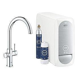 krom c-tud kit starter ler k med kkenarmatur k home blue grohe