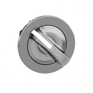 farve hvid i h-til-v fra fjeder-retur og positioner 2 med led for metal i drejegreb flush harmony