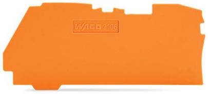2106-1292 orange mm 1 mellemplade og ende-