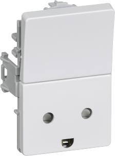 hvid j 2p afbr m stikkontakt line clic