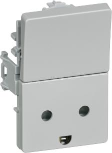 lysegr j 2p afbr m stikkontakt line clic