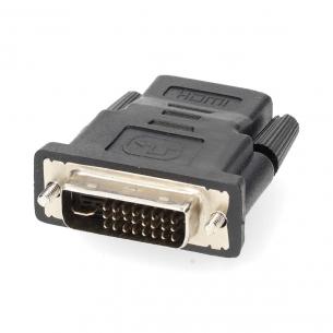 box stk 1 sort abs lige nikkelplateret hun hdmi han 1-pin 24 dvi-d adapter hdmi