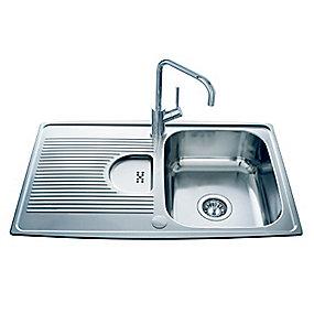 hzd815sr ldning nedf til strainer med 815x510mm kkenvask k horizon intra juvel intra