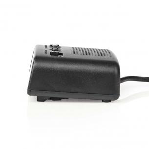 sort funktion snooze led vækkeur bord digitalt nedis