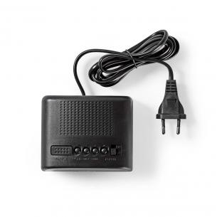 sort funktion snooze led vækkeur bord digitalt nedis