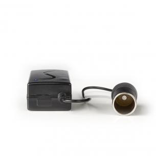 sort stik eu w 60 dc v 12 hz 50 ac v 230 mforsyning str converter power nedis