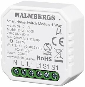 off on modul wi-fi home smart malmbergs